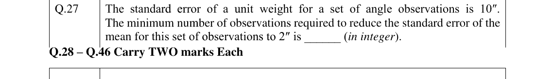 GATE 2024 GE question 27