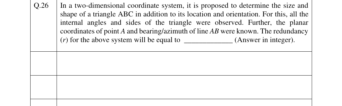 GATE 2025 GE question 26