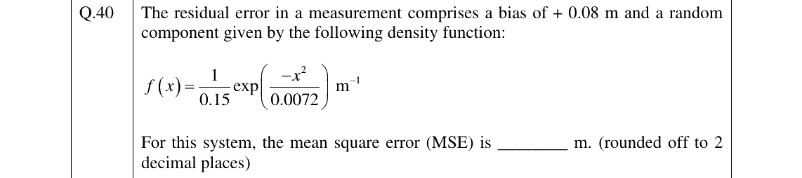 GATE 2025 GE question 40