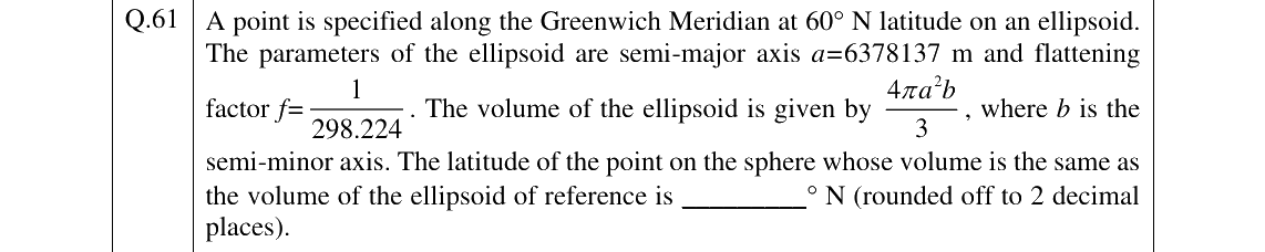 GATE 2025 GE question 61