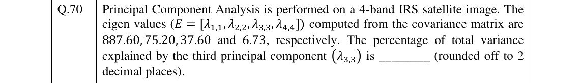 GATE 2025 GE question 70
