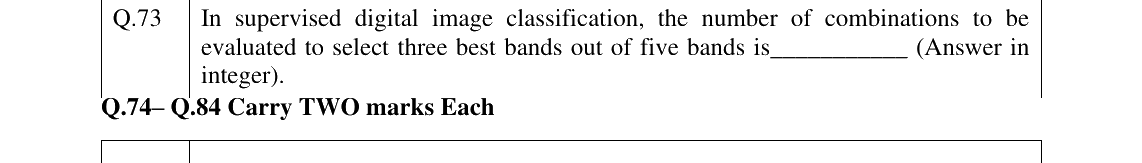 GATE 2025 GE question 73