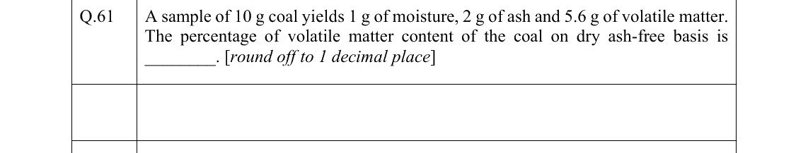 GATE 2022 GG question 61