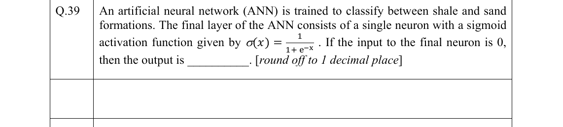 GATE 2022 GG question 39