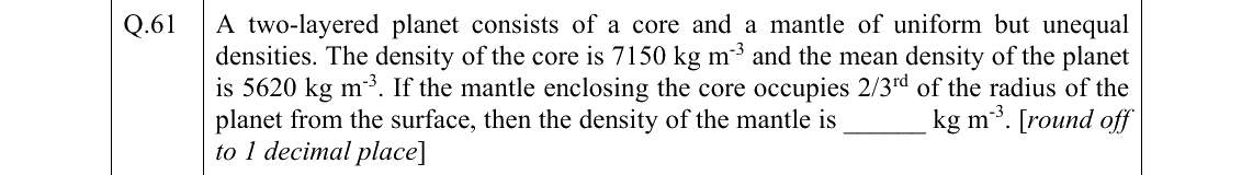 GATE 2022 GG question 61