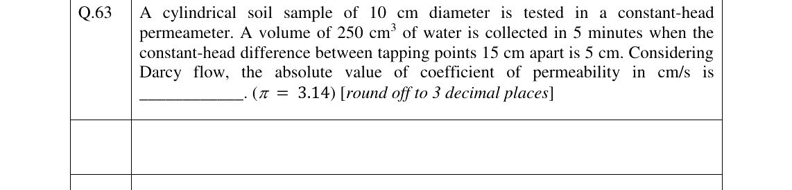 GATE 2023 GG question 63