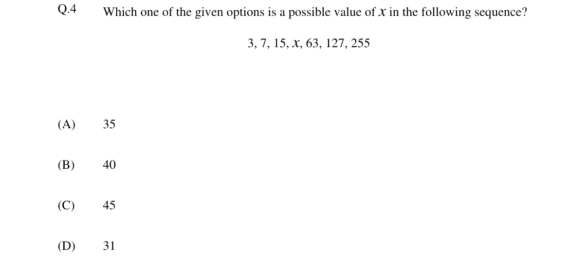 GATE 2024 GG question 4