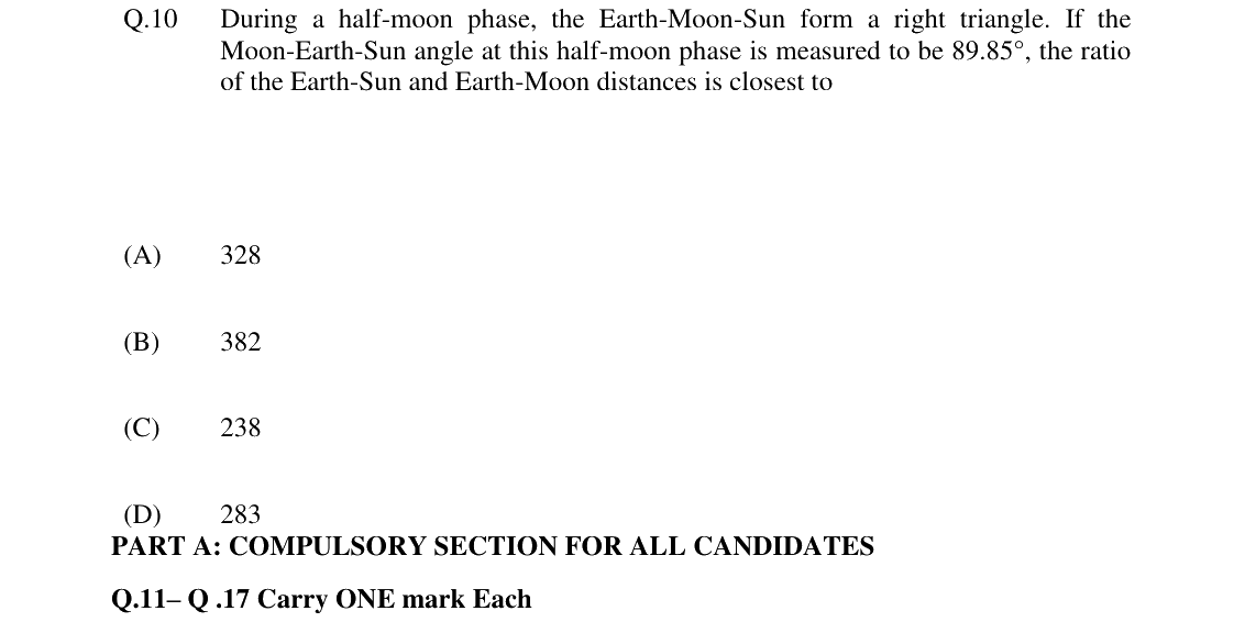 GATE 2024 GG question 10