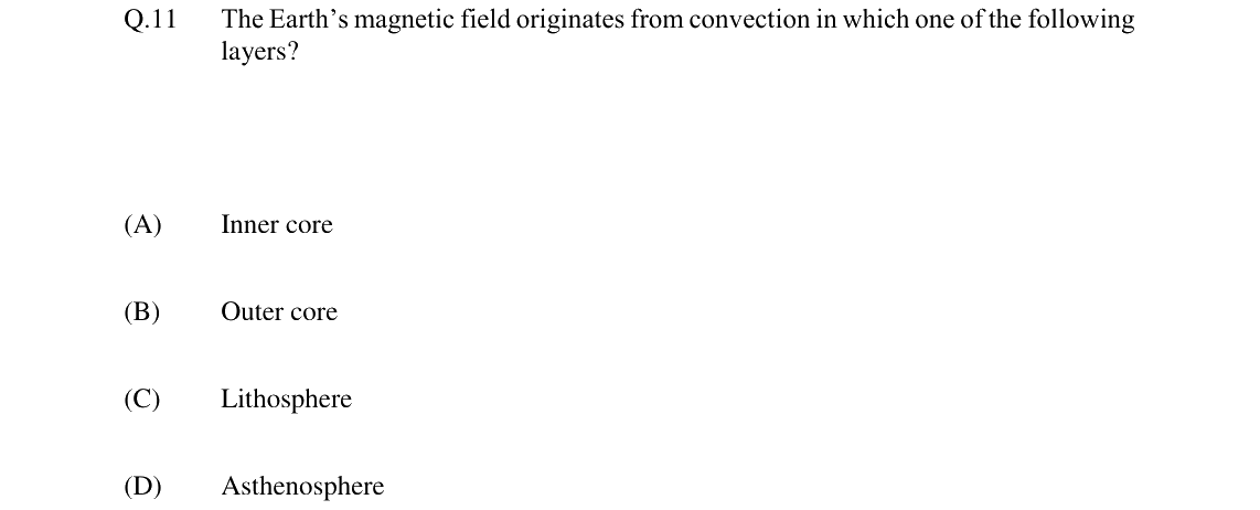 GATE 2024 GG question 11