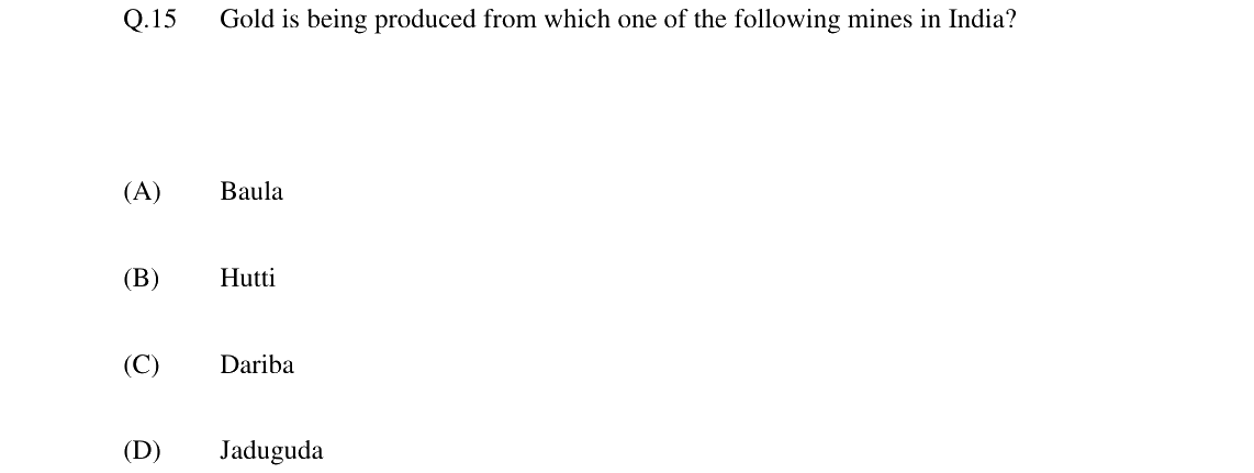 GATE 2024 GG question 15