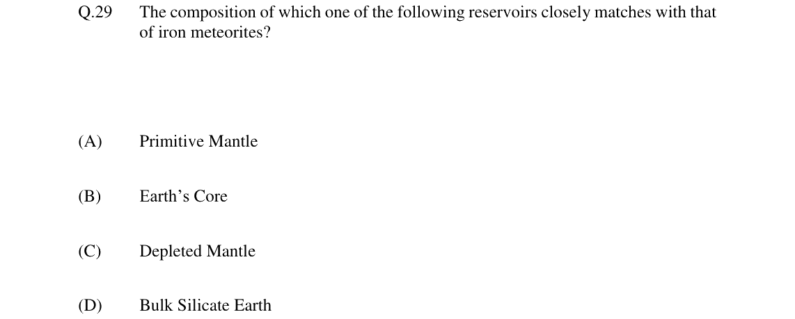 GATE 2024 GG question 29