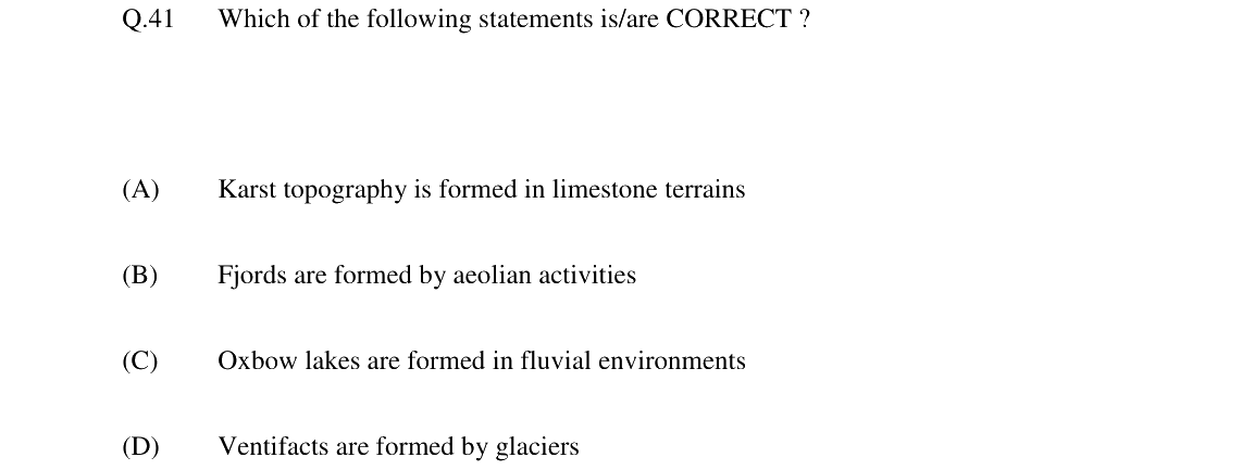 GATE 2024 GG question 41