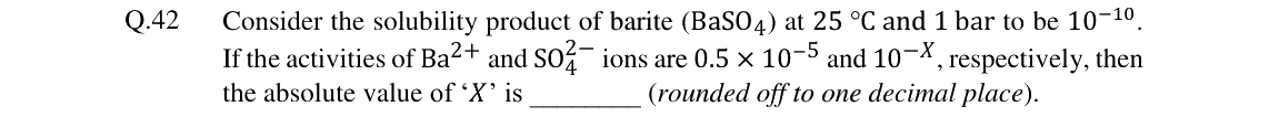 GATE 2024 GG question 42