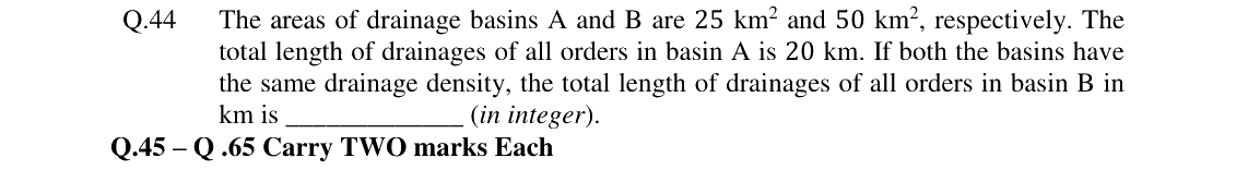 GATE 2024 GG question 44