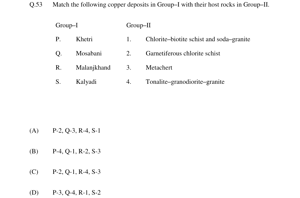 GATE 2024 GG question 53