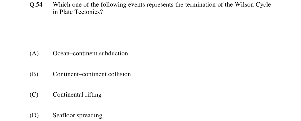 GATE 2024 GG question 54