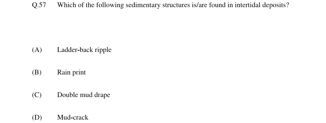 GATE 2024 GG question 57