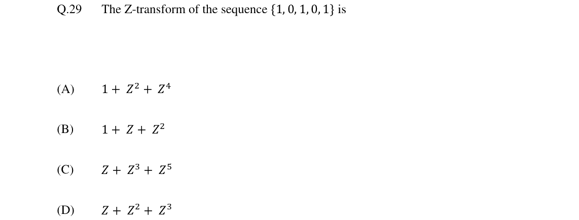 GATE 2024 GG question 29