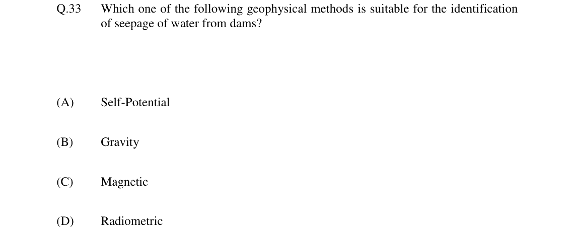 GATE 2024 GG question 33