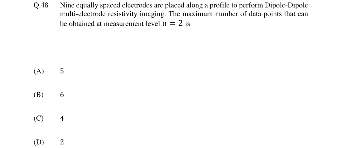 GATE 2024 GG question 48