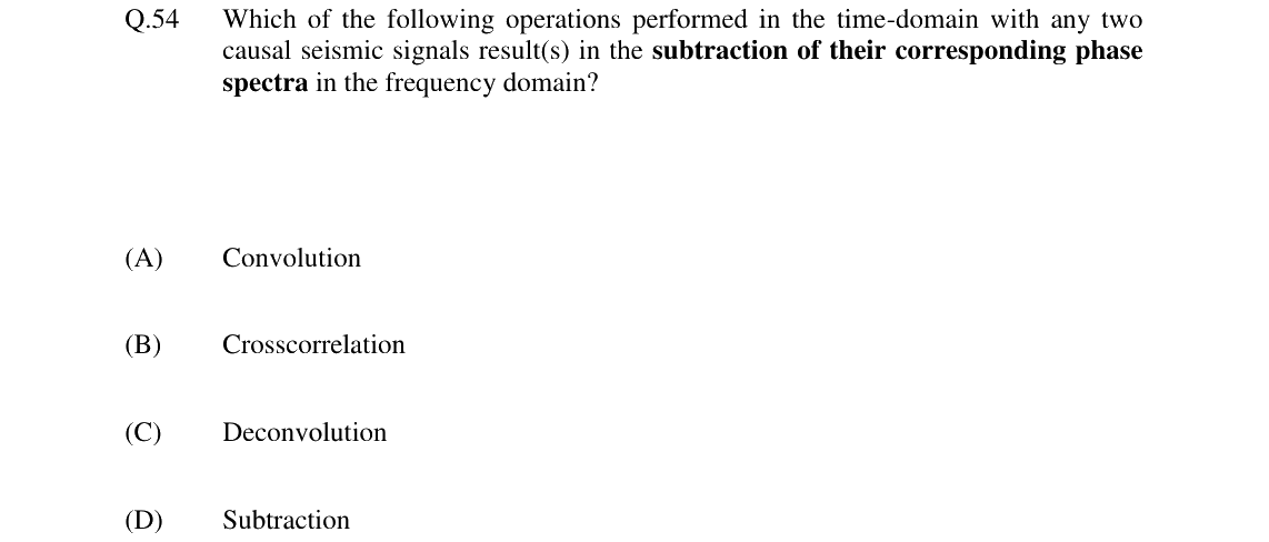 GATE 2024 GG question 54