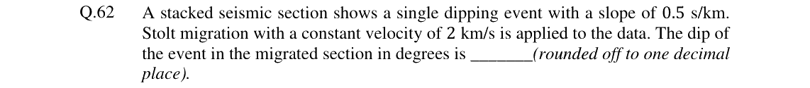 GATE 2024 GG question 62