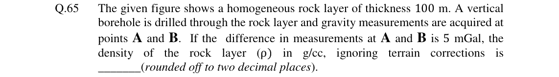 GATE 2024 GG question 65
