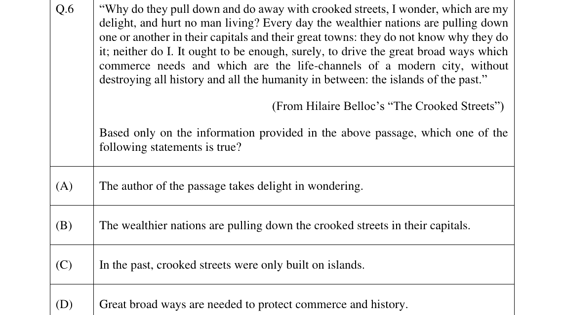 GATE 2025 GG question 6
