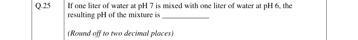 GATE 2025 GG question 25
