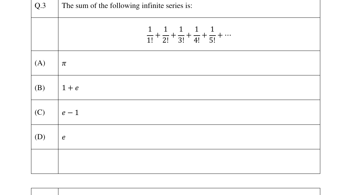GATE 2025 GG question 3
