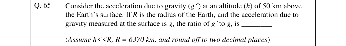 GATE 2025 GG question 65