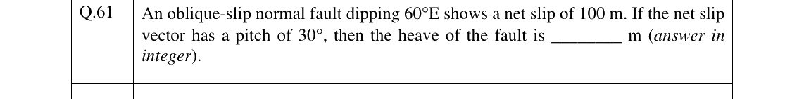 GATE 2026 GG question 61