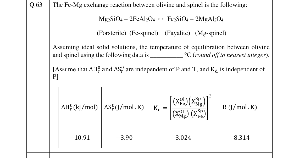 GATE 2026 GG question 63