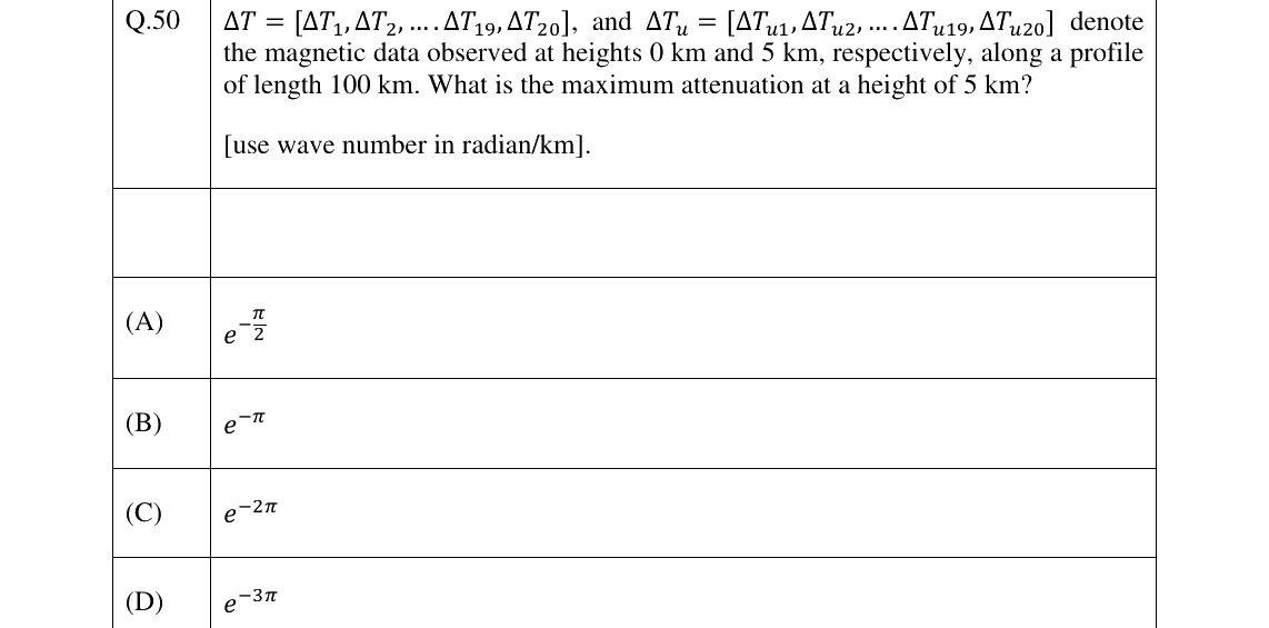 GATE 2026 GG question 50