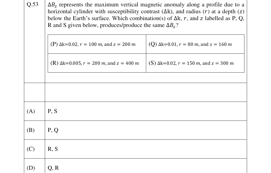GATE 2026 GG question 53