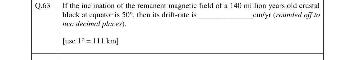GATE 2026 GG question 63