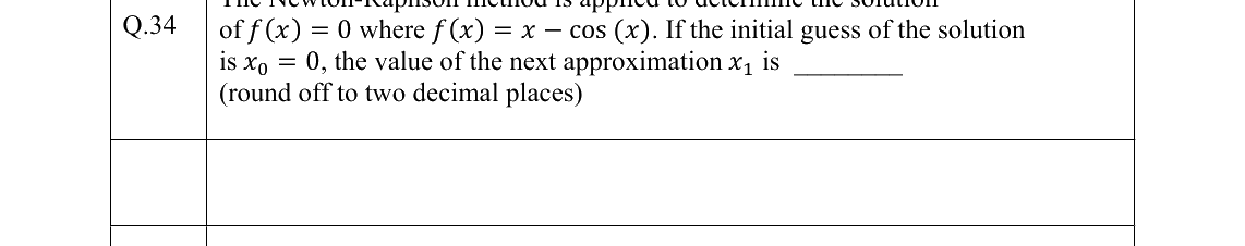 GATE 2022 IN question 34