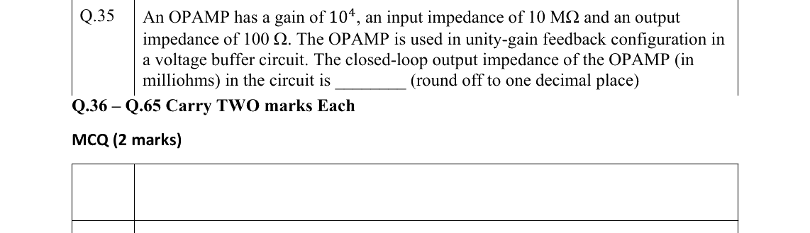 GATE 2022 IN question 35