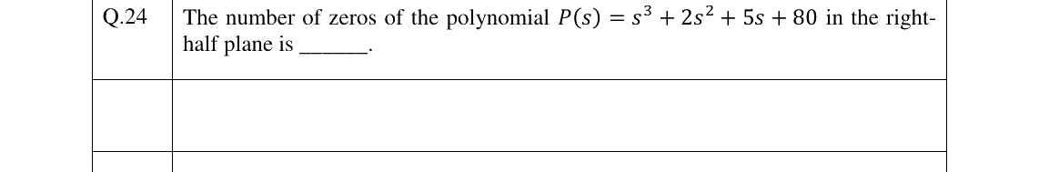 GATE 2023 IN question 24