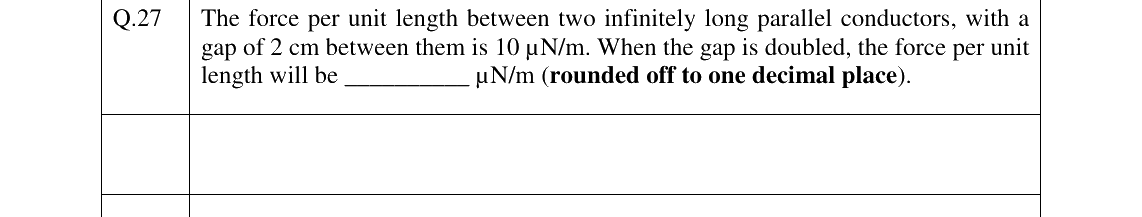 GATE 2023 IN question 27
