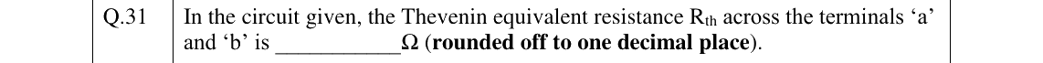 GATE 2023 IN question 31
