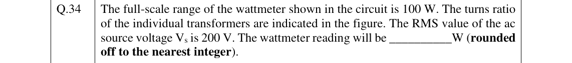 GATE 2023 IN question 34