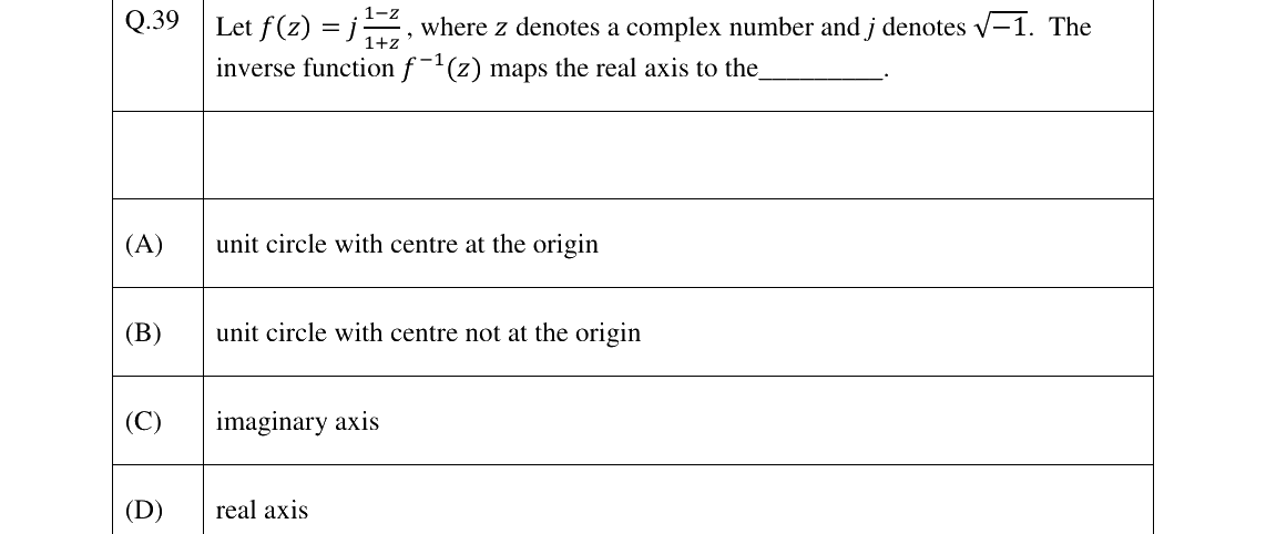 GATE 2023 IN question 39