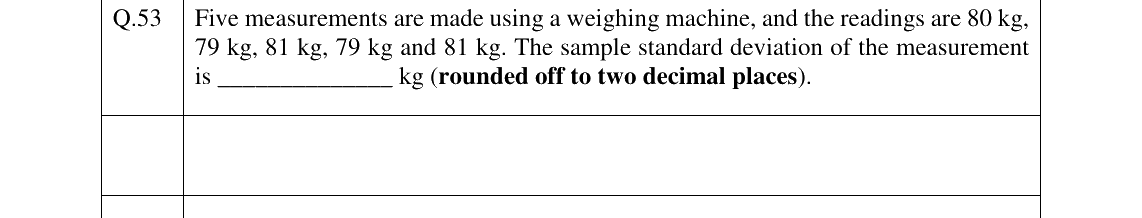 GATE 2023 IN question 53