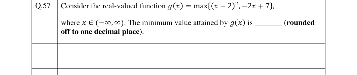 GATE 2023 IN question 57
