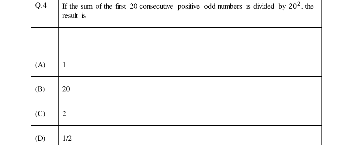 GATE 2024 IN question 4