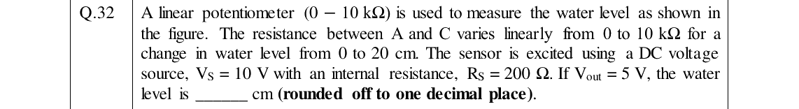 GATE 2024 IN question 32