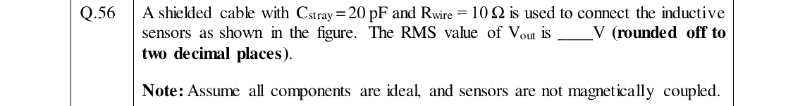 GATE 2024 IN question 56