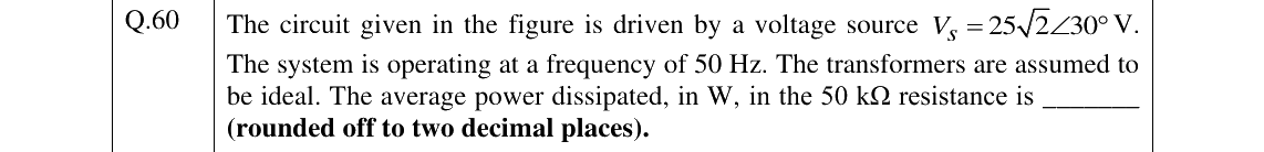 GATE 2025 IN question 60