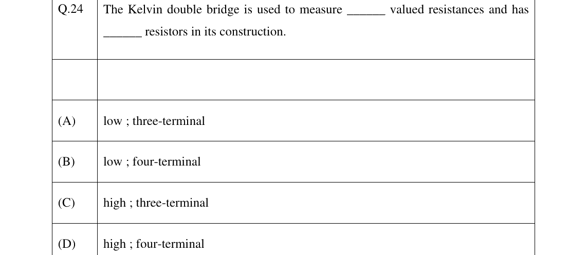 GATE 2026 IN question 24